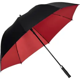 US Basic Hankley Auto-Open Golf Umbrella Red Inner